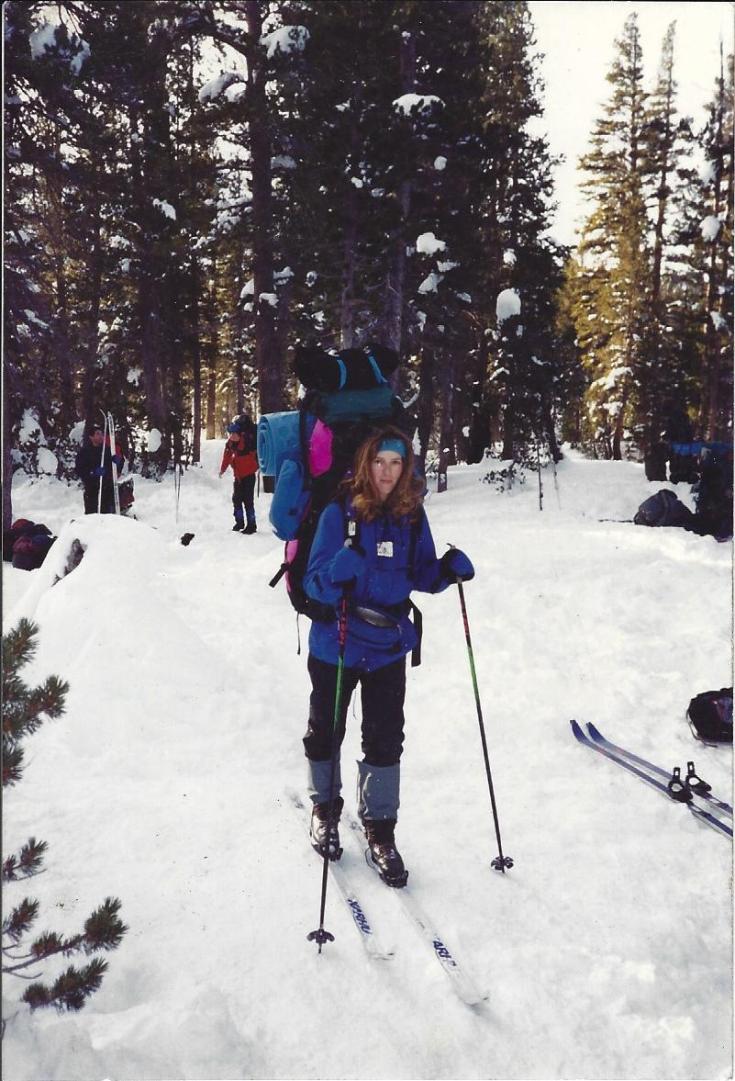 mitzi--winter mountaineering