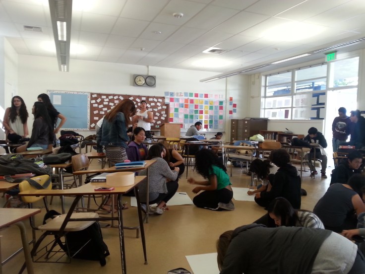 students in a classroom